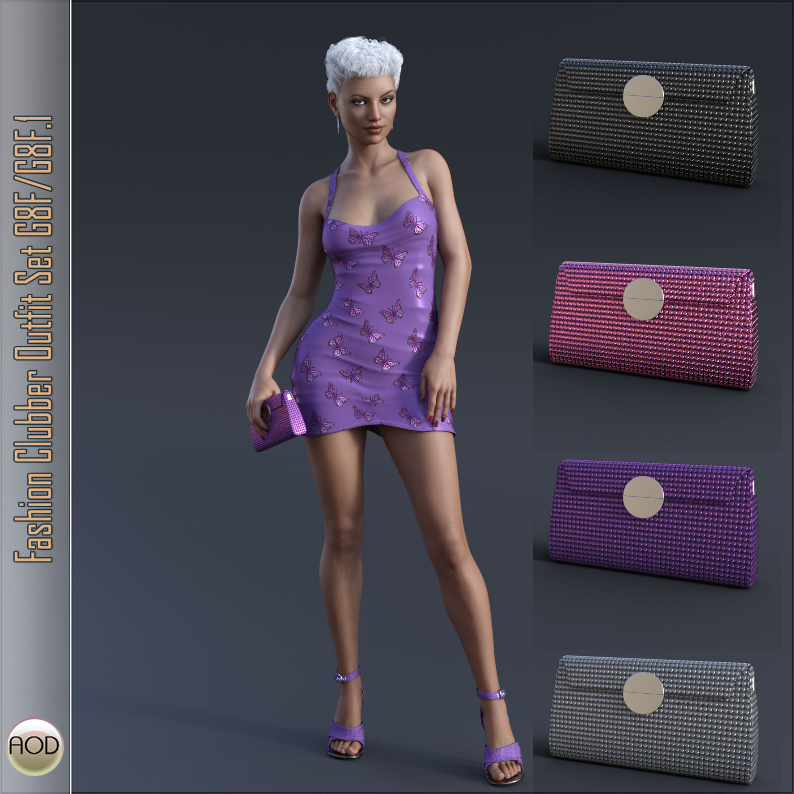 Fashion Clubber Outfit Set G8F/G8F.1 by N/A