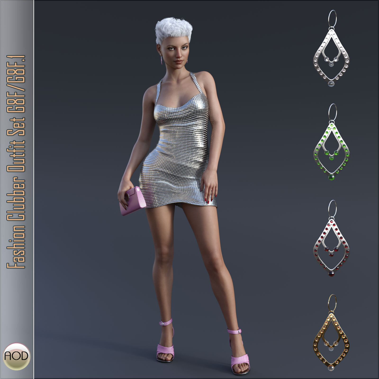 Fashion Clubber Outfit Set G8F/G8F.1 by N/A
