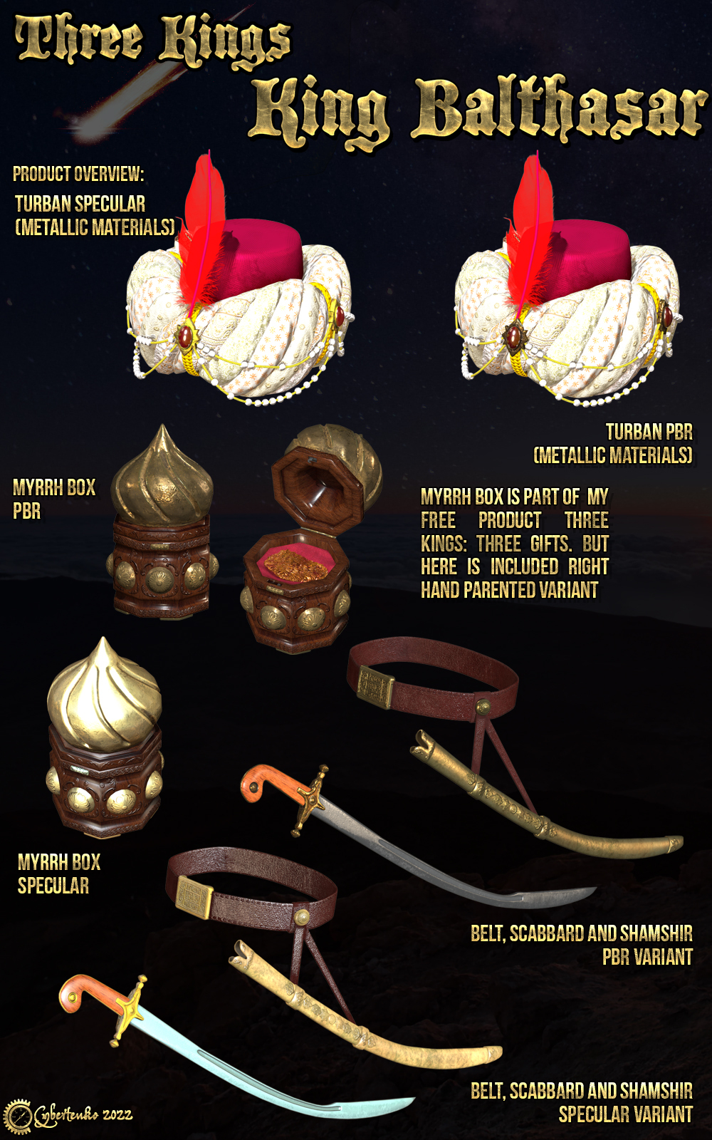 Three Kings - King Balthasar by N/A