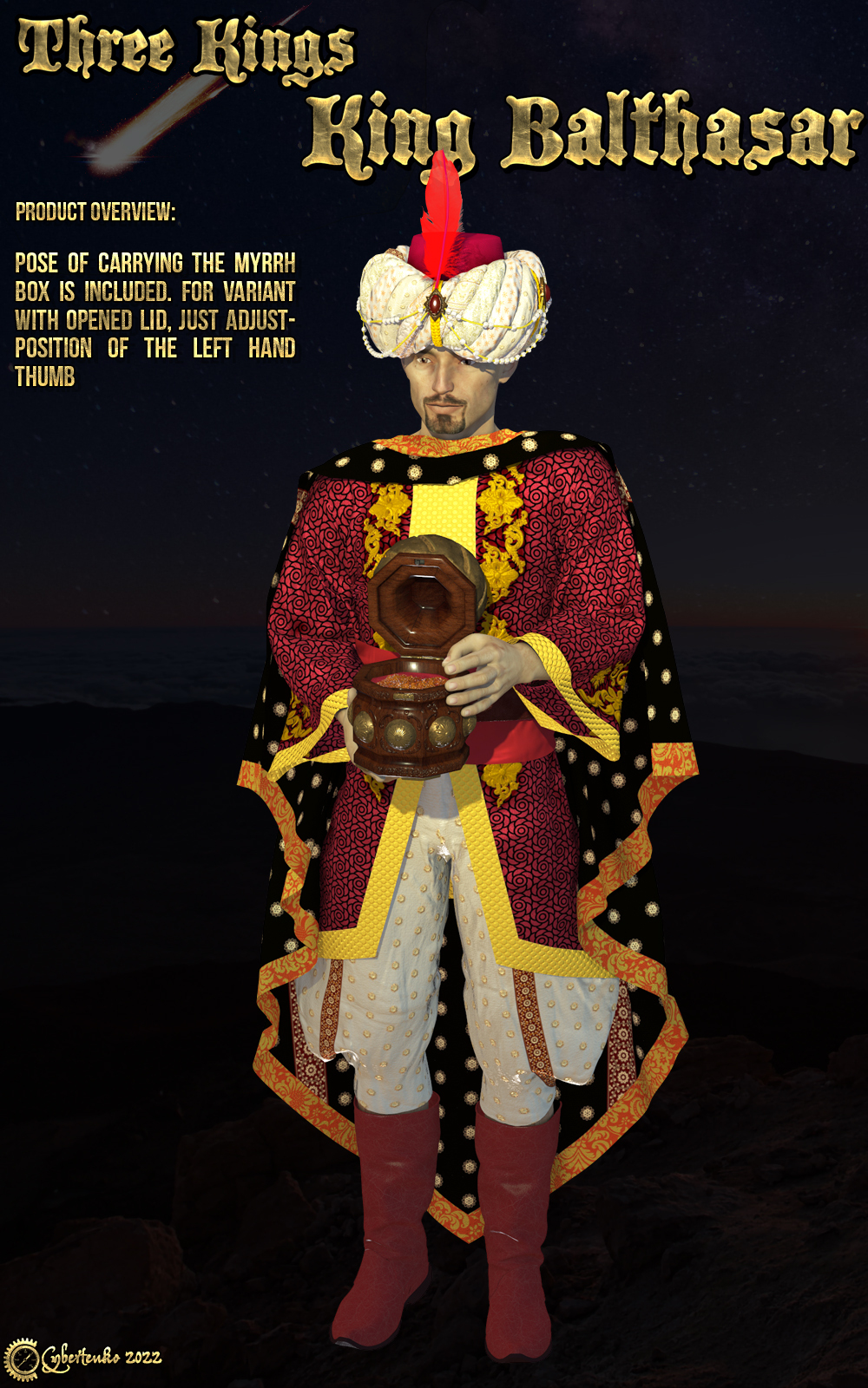 Three Kings - King Balthasar by N/A