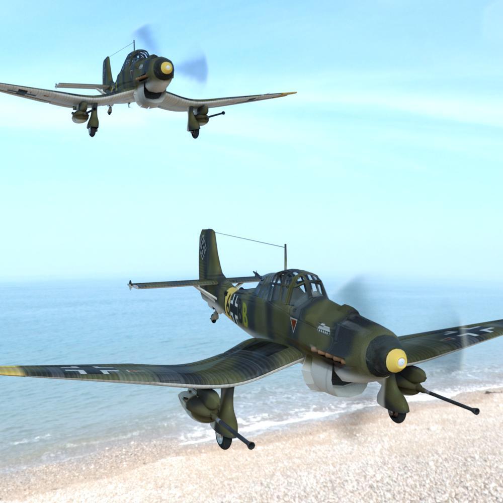 Ju-87 Stuka for DAZ Studio by N/A