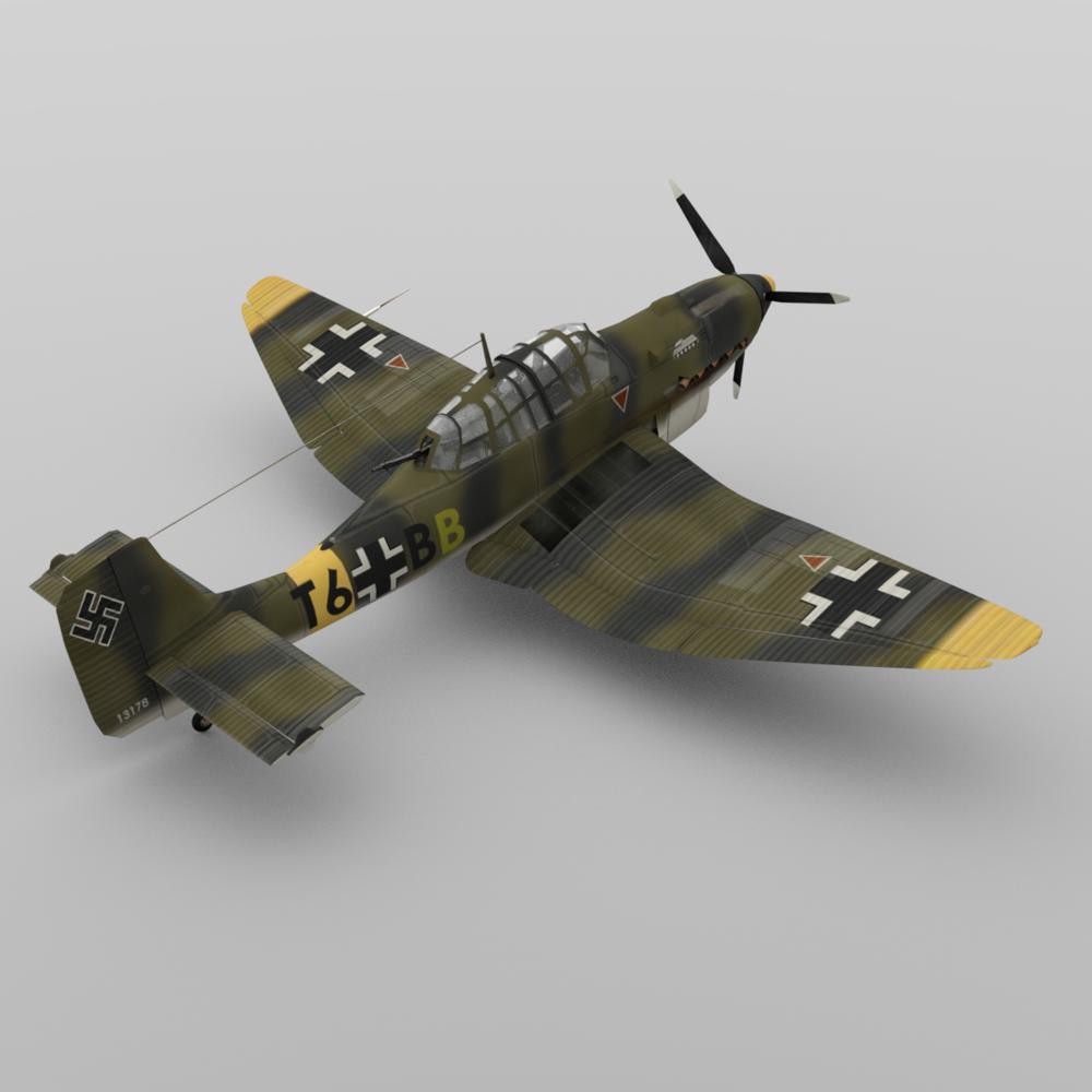 Ju-87 Stuka for DAZ Studio by N/A