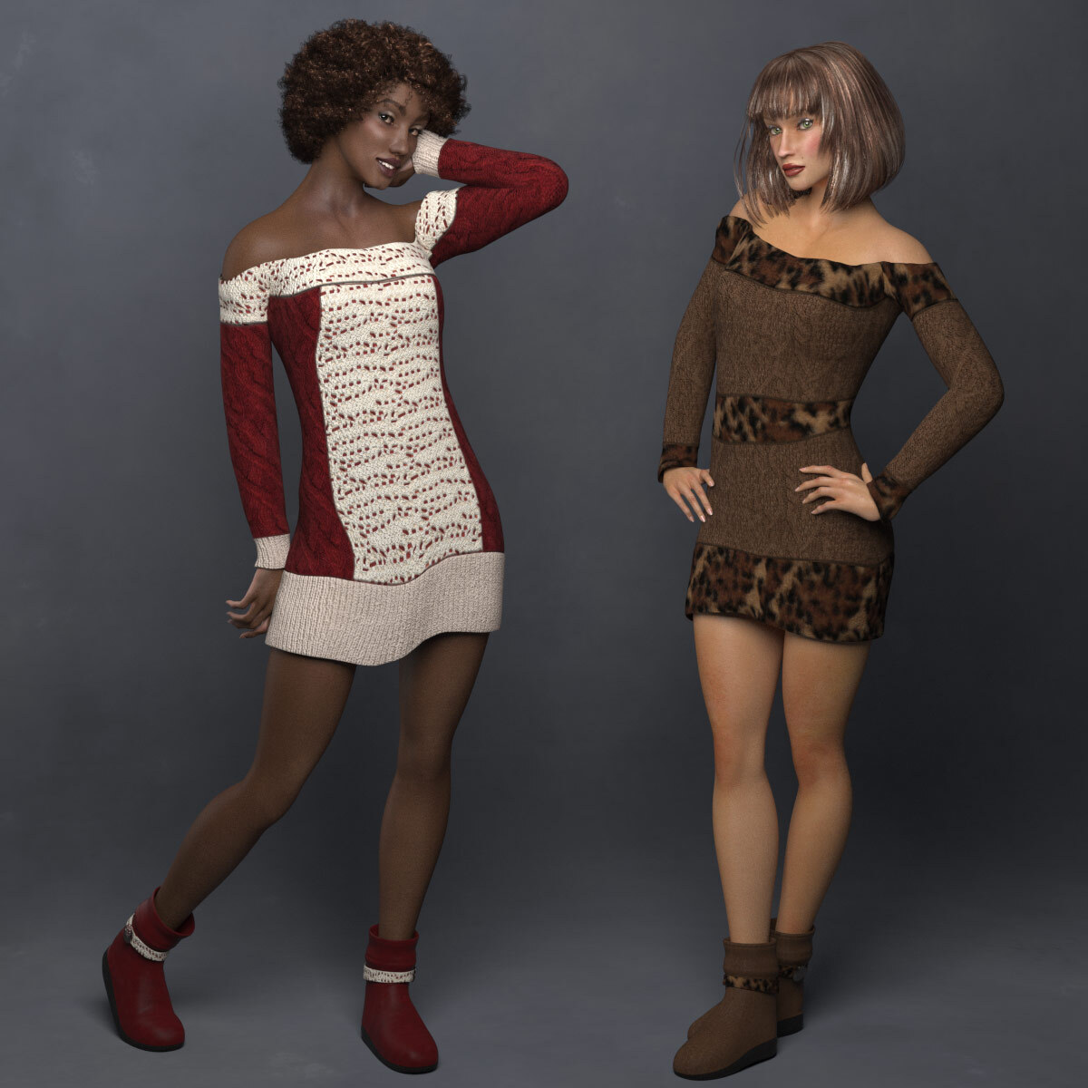 Cozy for MMOS-SweaterD for La Femme by N/A