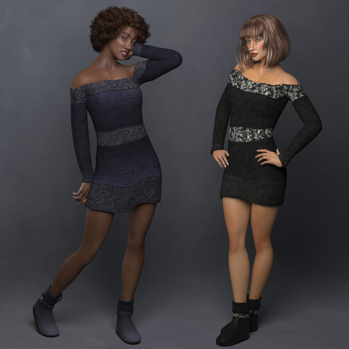 Cozy for MMOS-SweaterD for La Femme by N/A