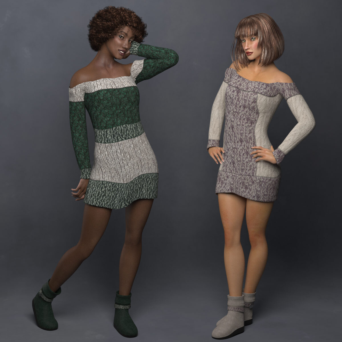 Cozy for MMOS-SweaterD for La Femme by N/A