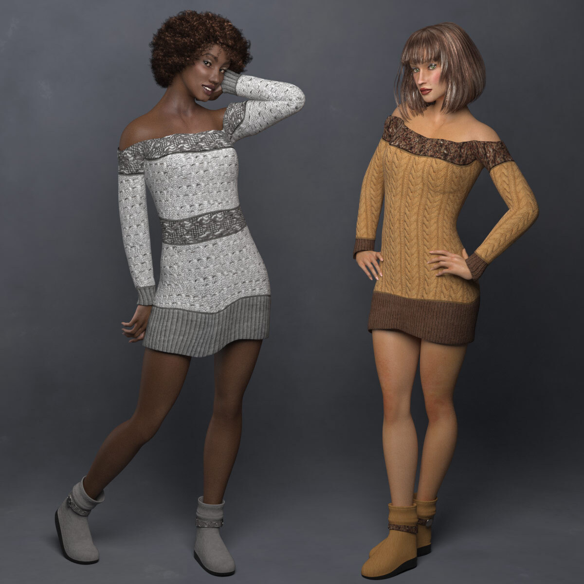 Cozy for MMOS-SweaterD for La Femme by N/A