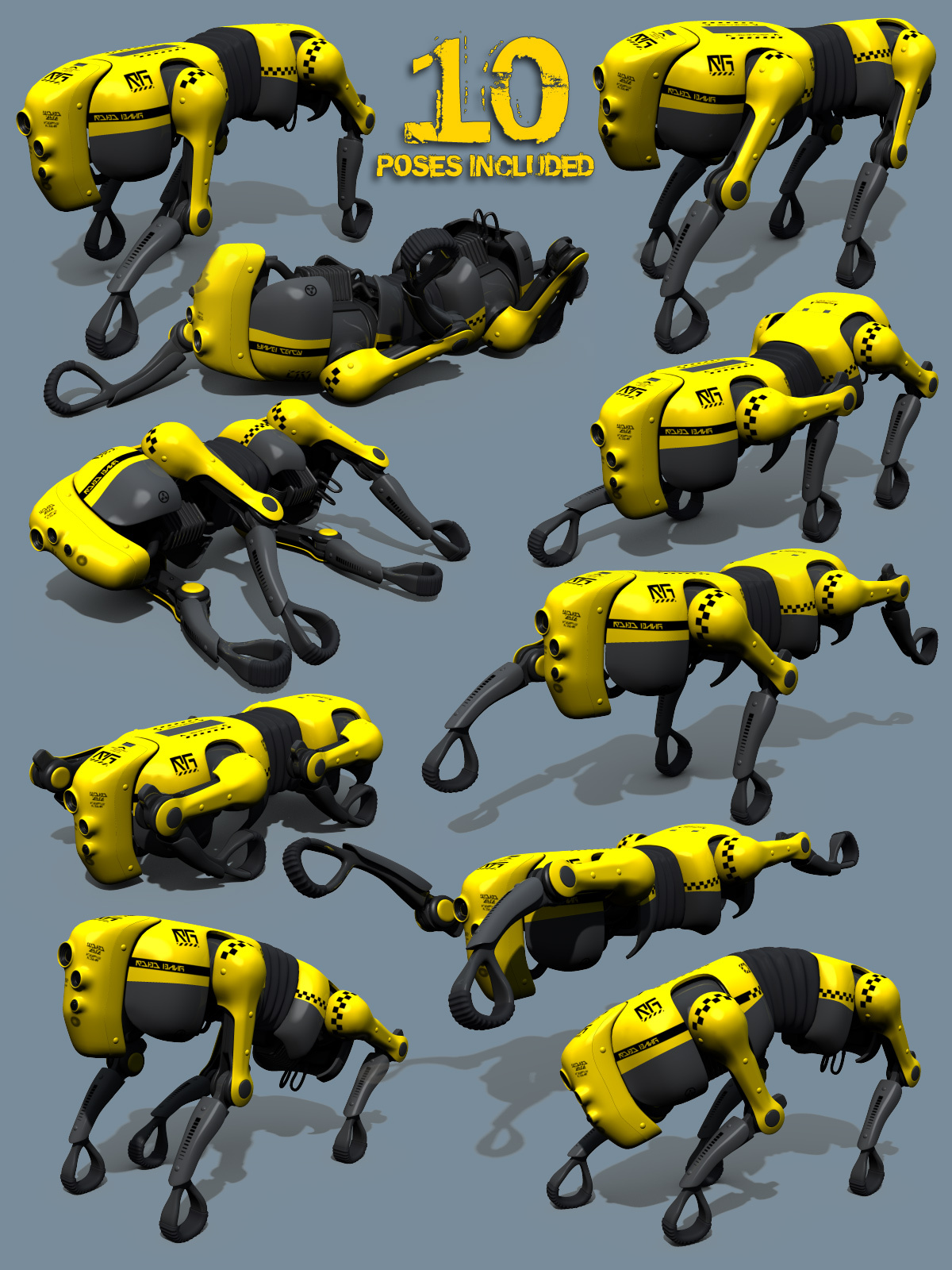 RoboDawg for Poser and DS by N/A