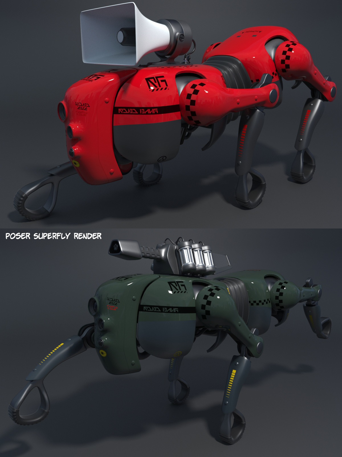 RoboDawg for Poser and DS by N/A