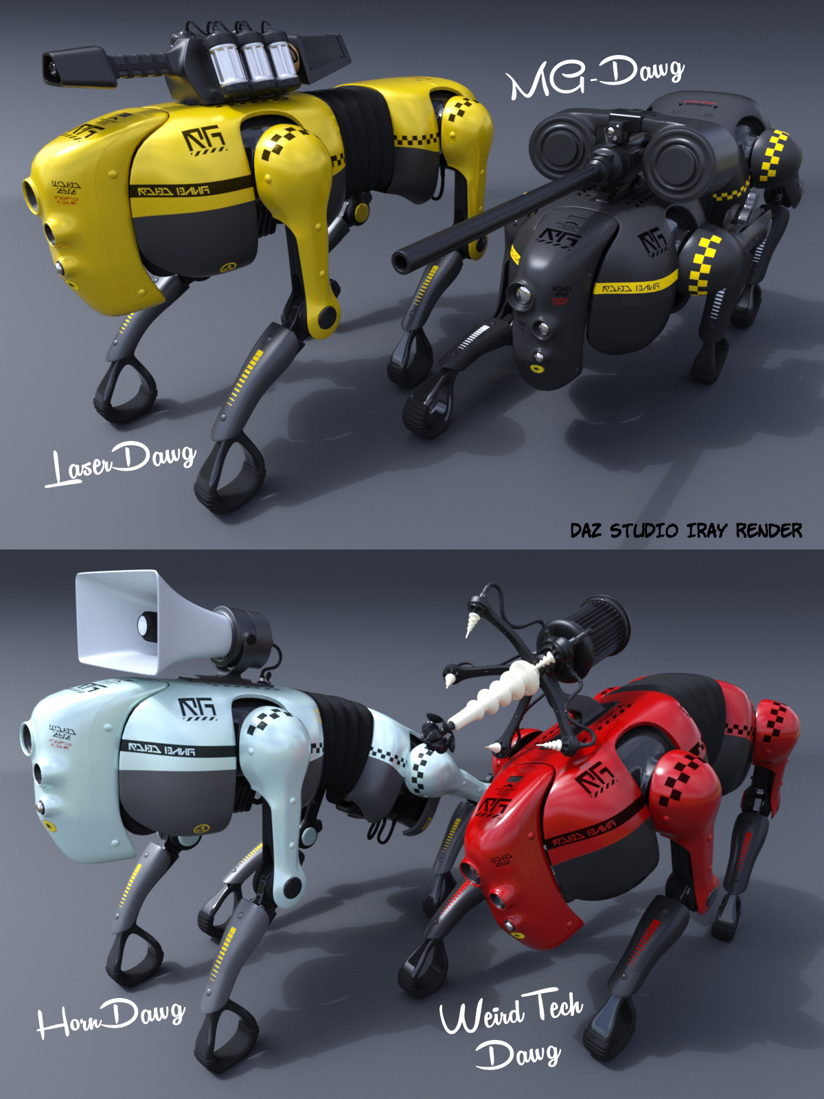 RoboDawg for Poser and DS by N/A