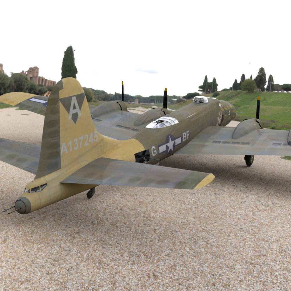B-17G Flying Fortress for DAZ Studio by N/A