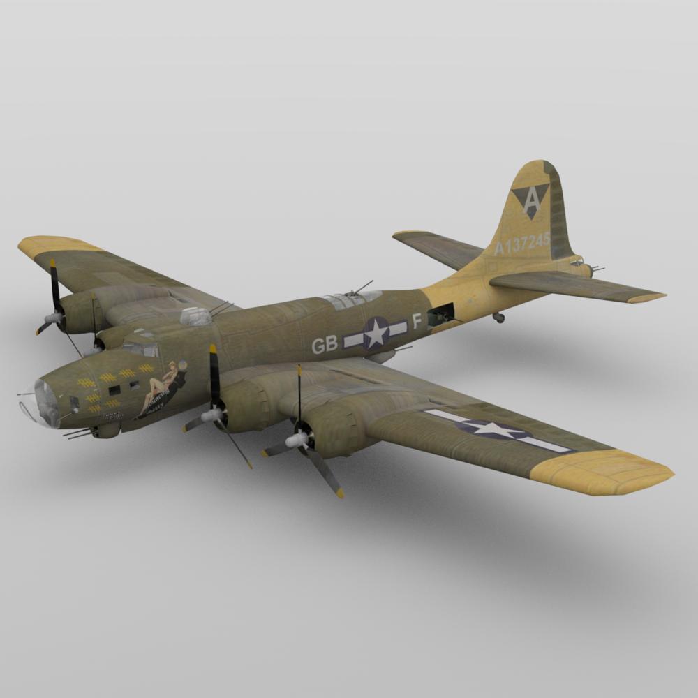 B-17G Flying Fortress for DAZ Studio by N/A