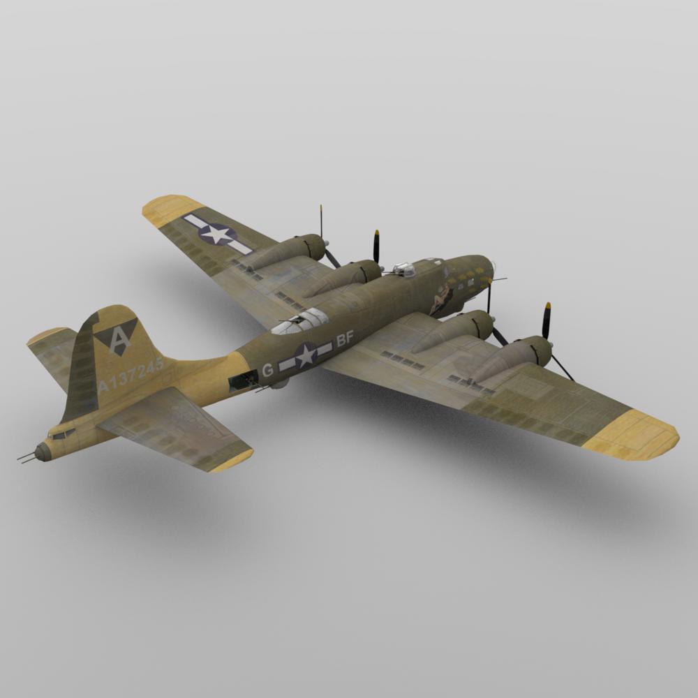 B-17G Flying Fortress for DAZ Studio by N/A