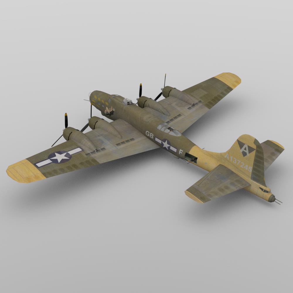 B-17G Flying Fortress for DAZ Studio by N/A
