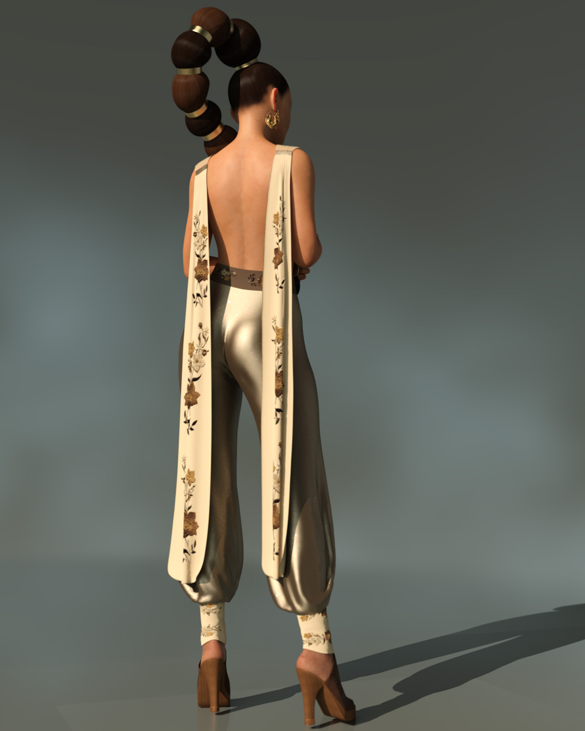 Slither dForce Pantsuit for Genesis 8 Females by N/A