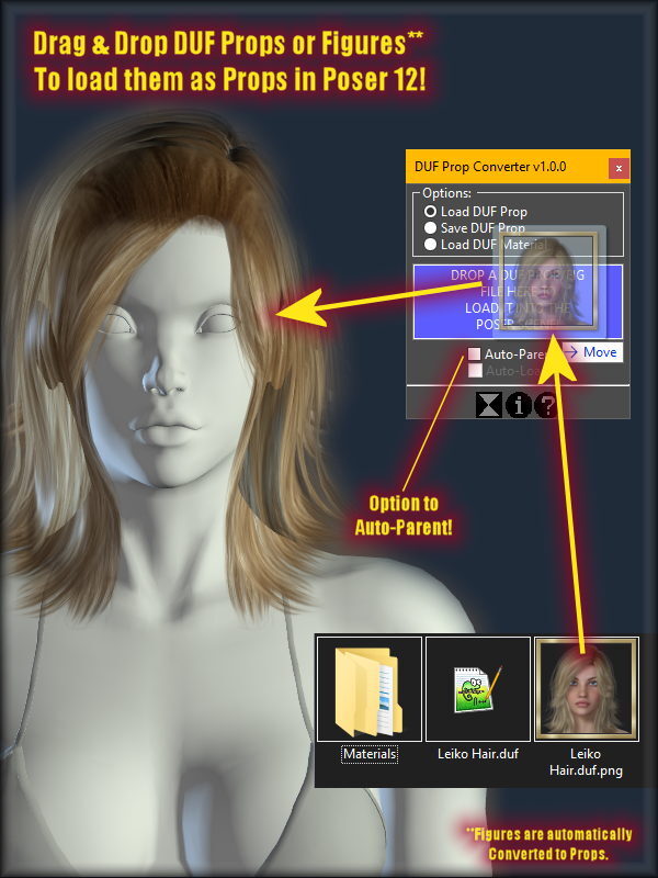 DUF Prop Converter for Poser 12 by N/A