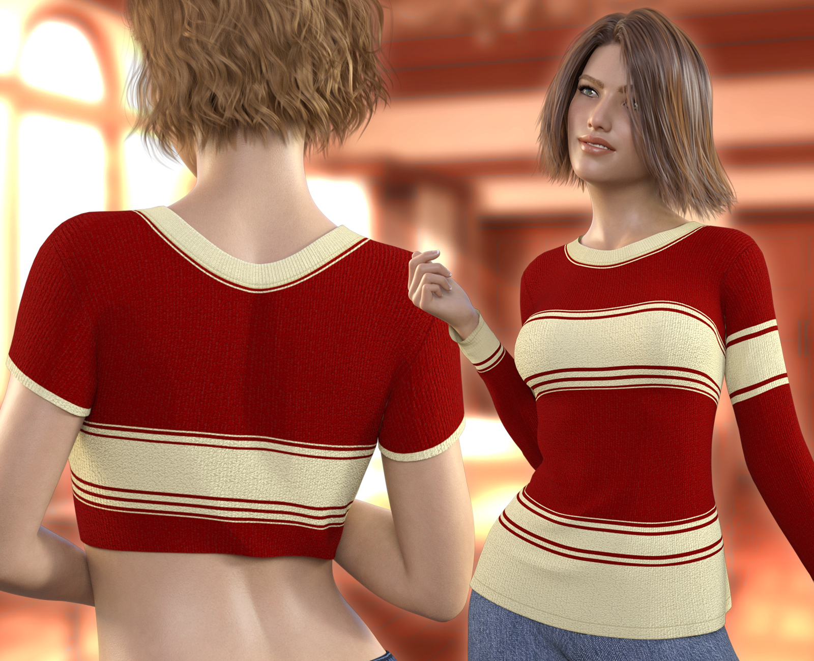 Peek ~ for dforce - Winter Tee - G8 by N/A