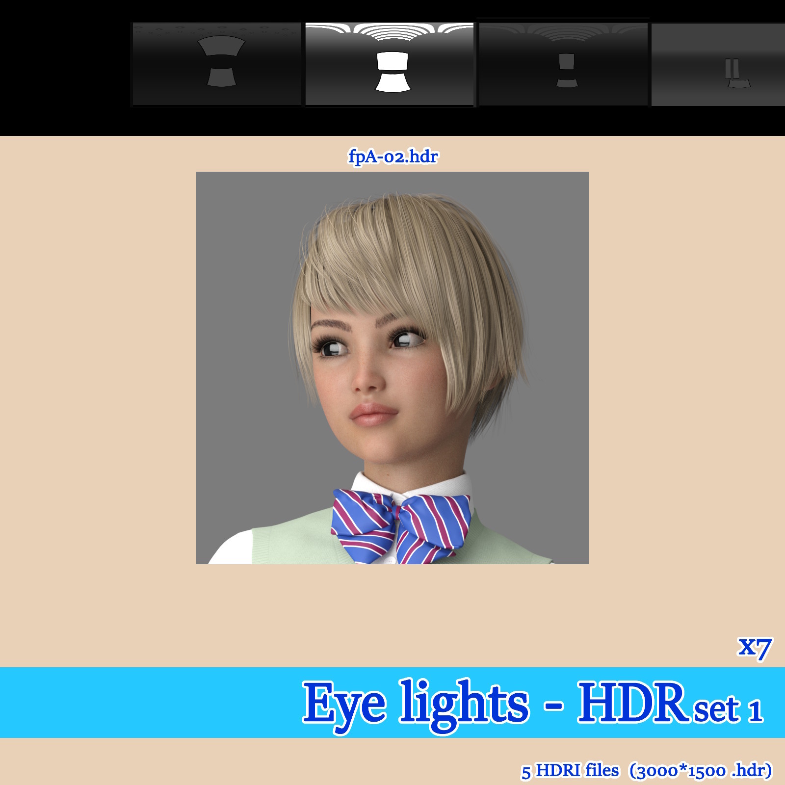 Eye lights - HDRI set 1 by N/A