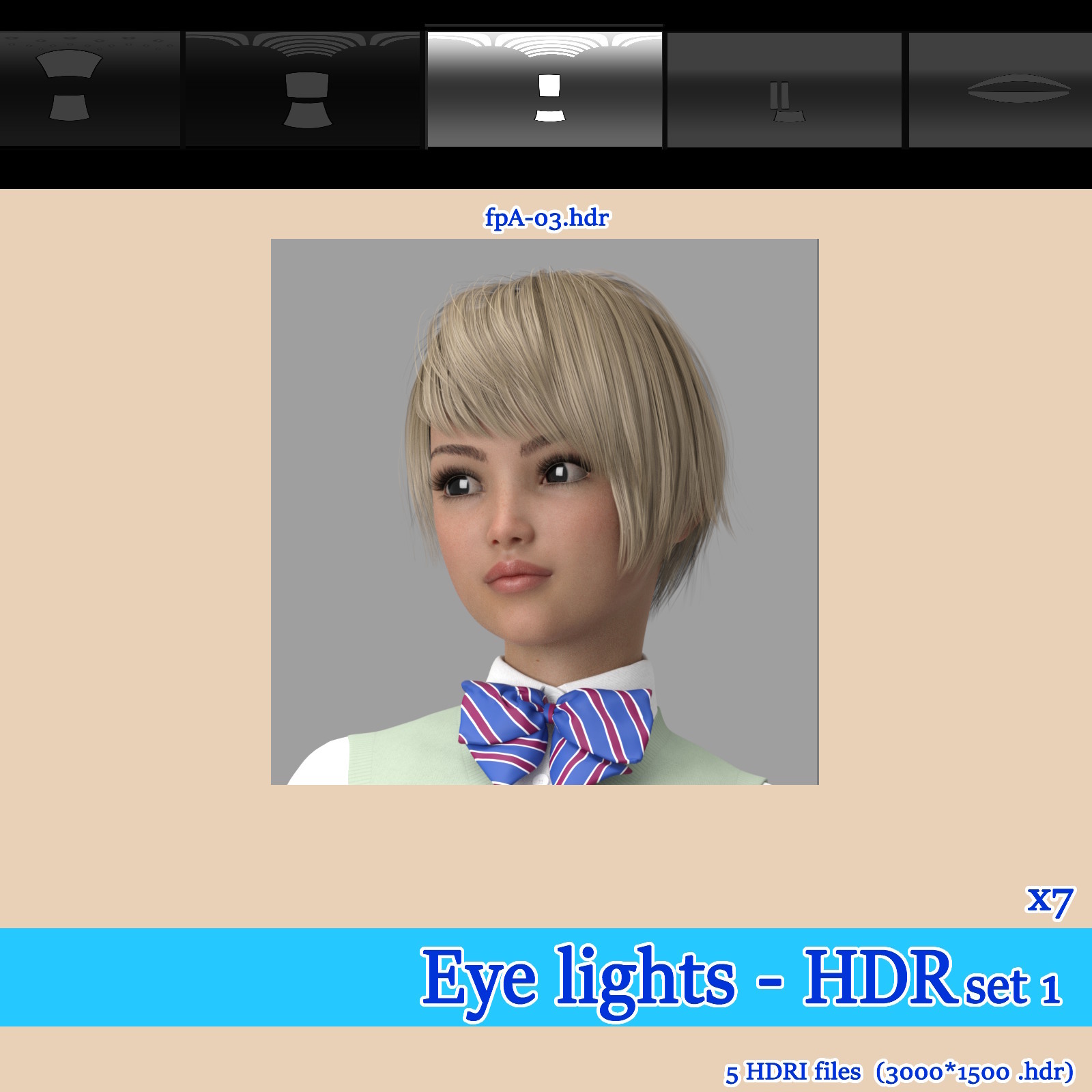 Eye lights - HDRI set 1 by N/A
