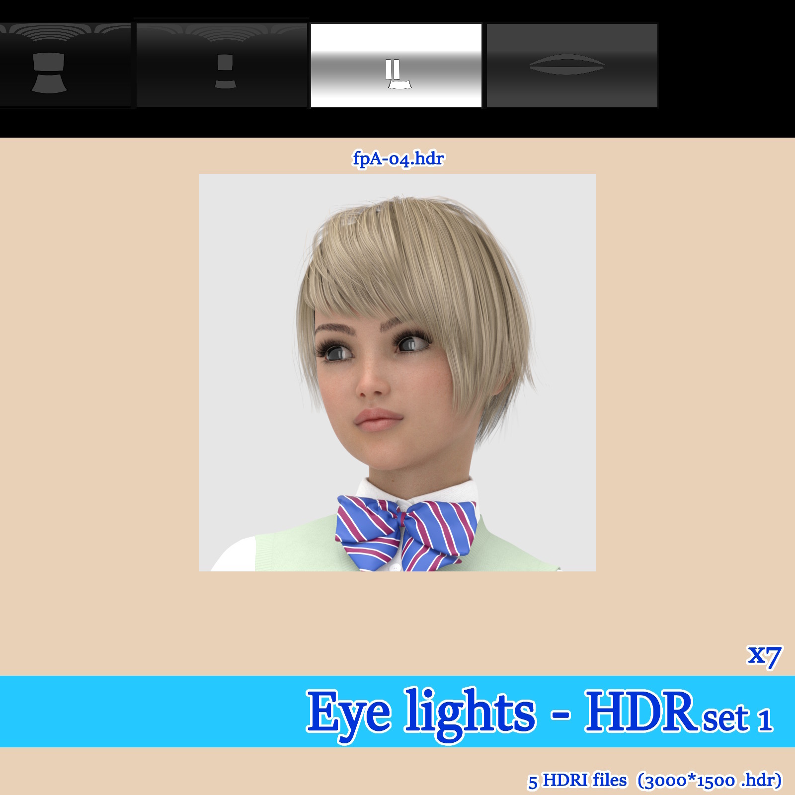 Eye lights - HDRI set 1 by N/A