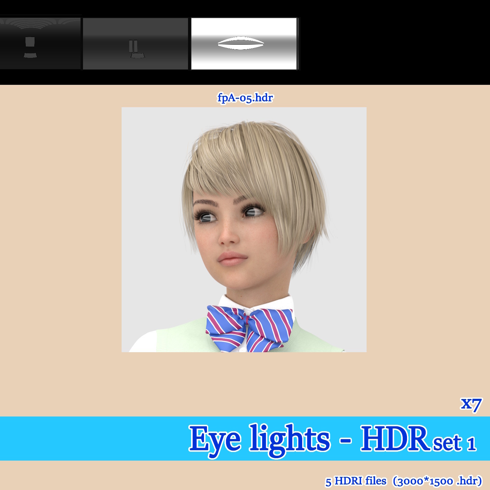 Eye lights - HDRI set 1 by N/A