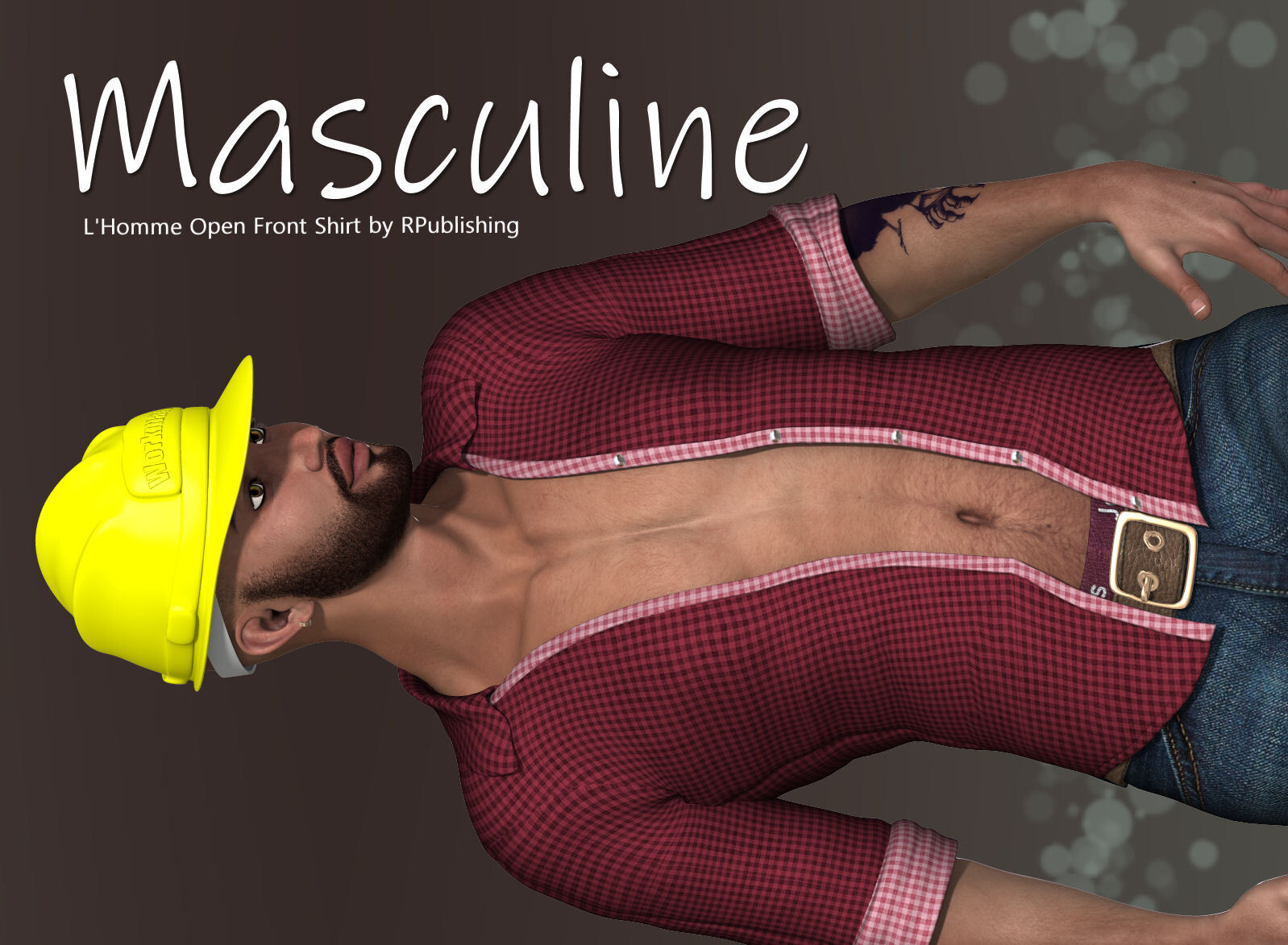 DA-Masculine for L'Homme Open Front Shirt by N/A