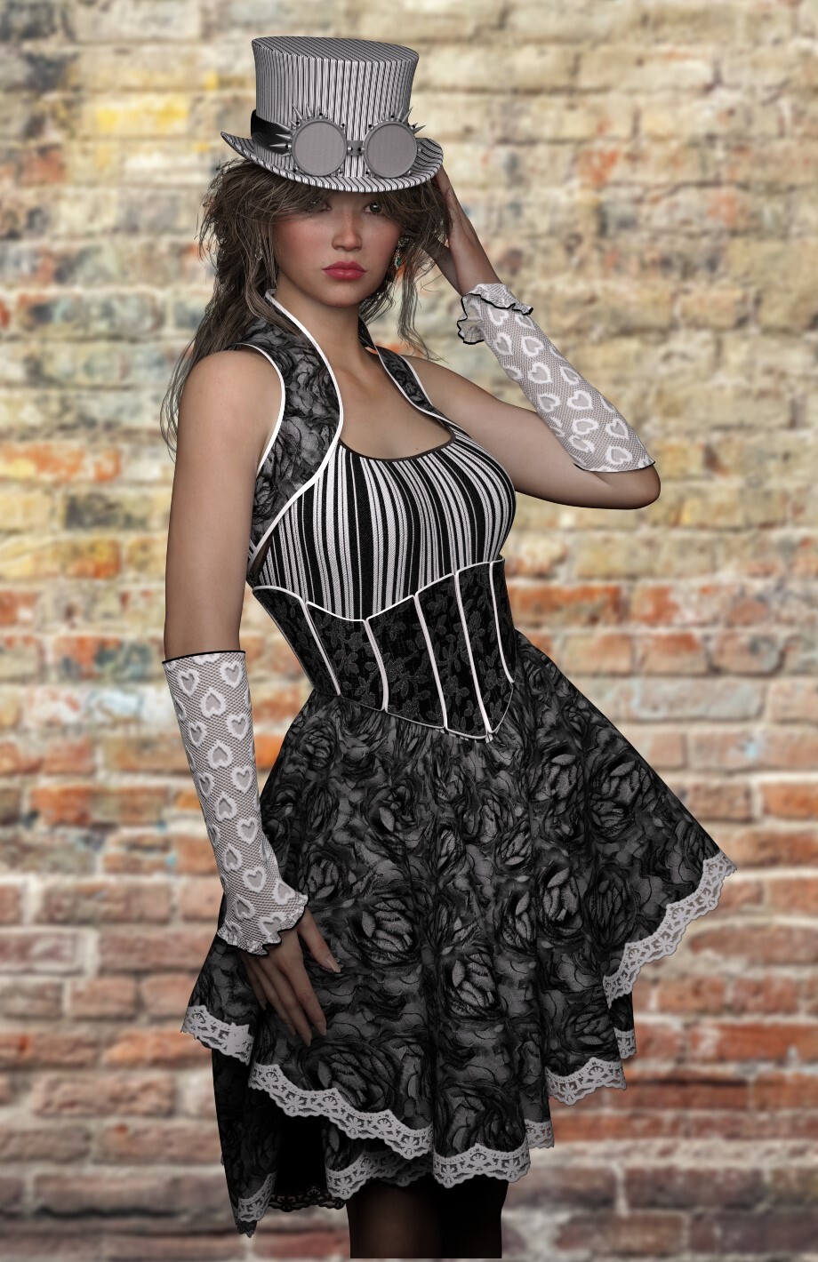 Vintage- Violet-Outfit by N/A