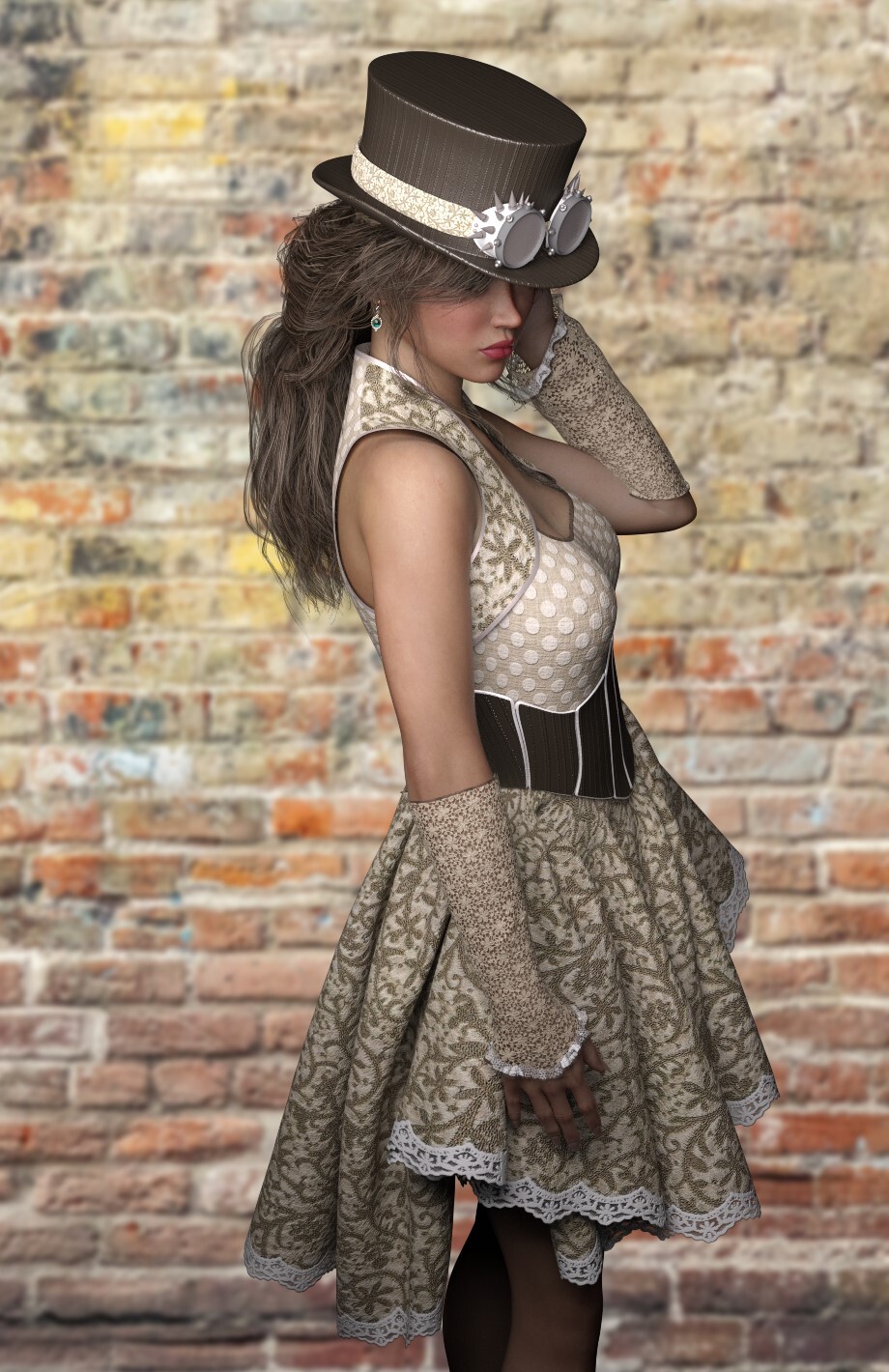 Vintage- Violet-Outfit by N/A