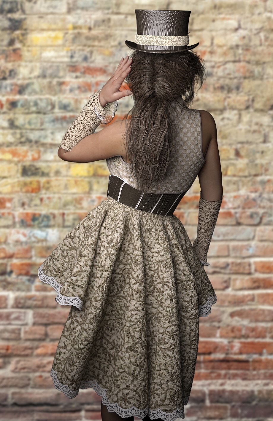 Vintage- Violet-Outfit by N/A