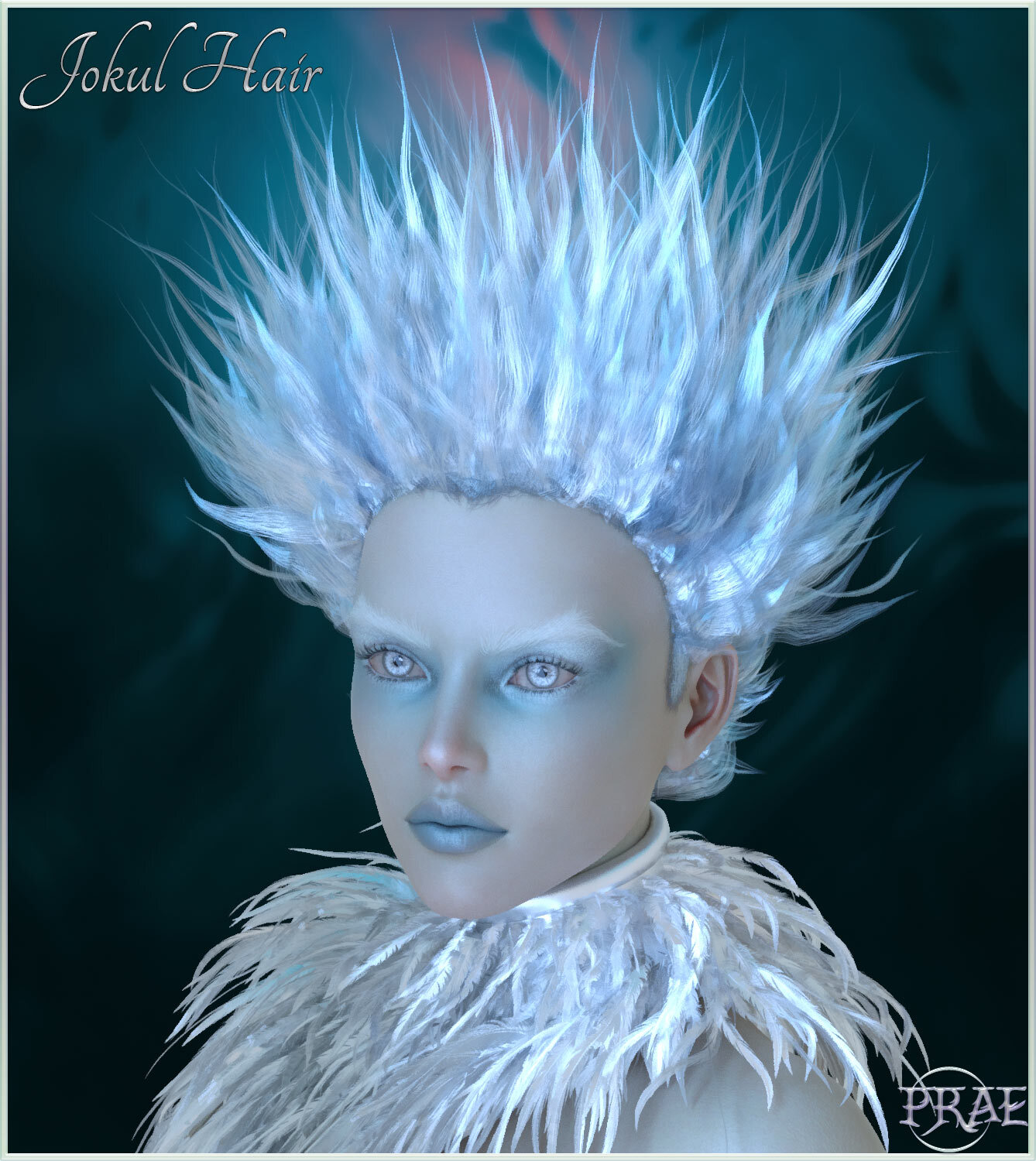 Prae-Jokul Hair For G8 Daz by N/A