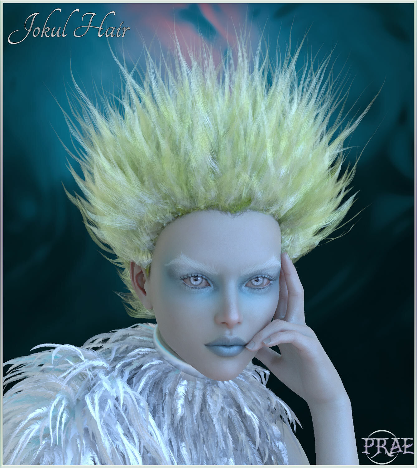 Prae-Jokul Hair For G8 Daz by N/A