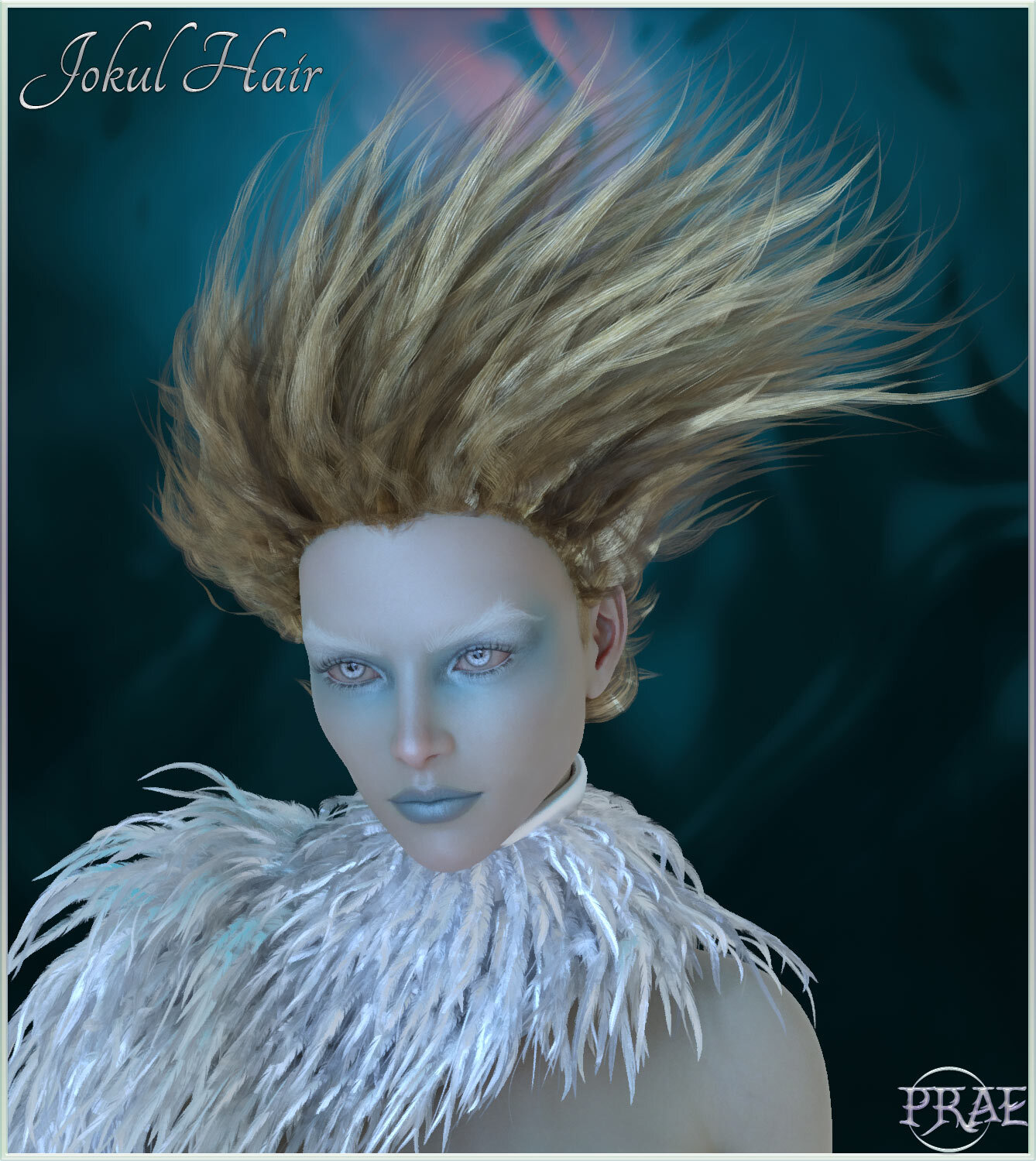 Prae-Jokul Hair For G8 Daz by N/A
