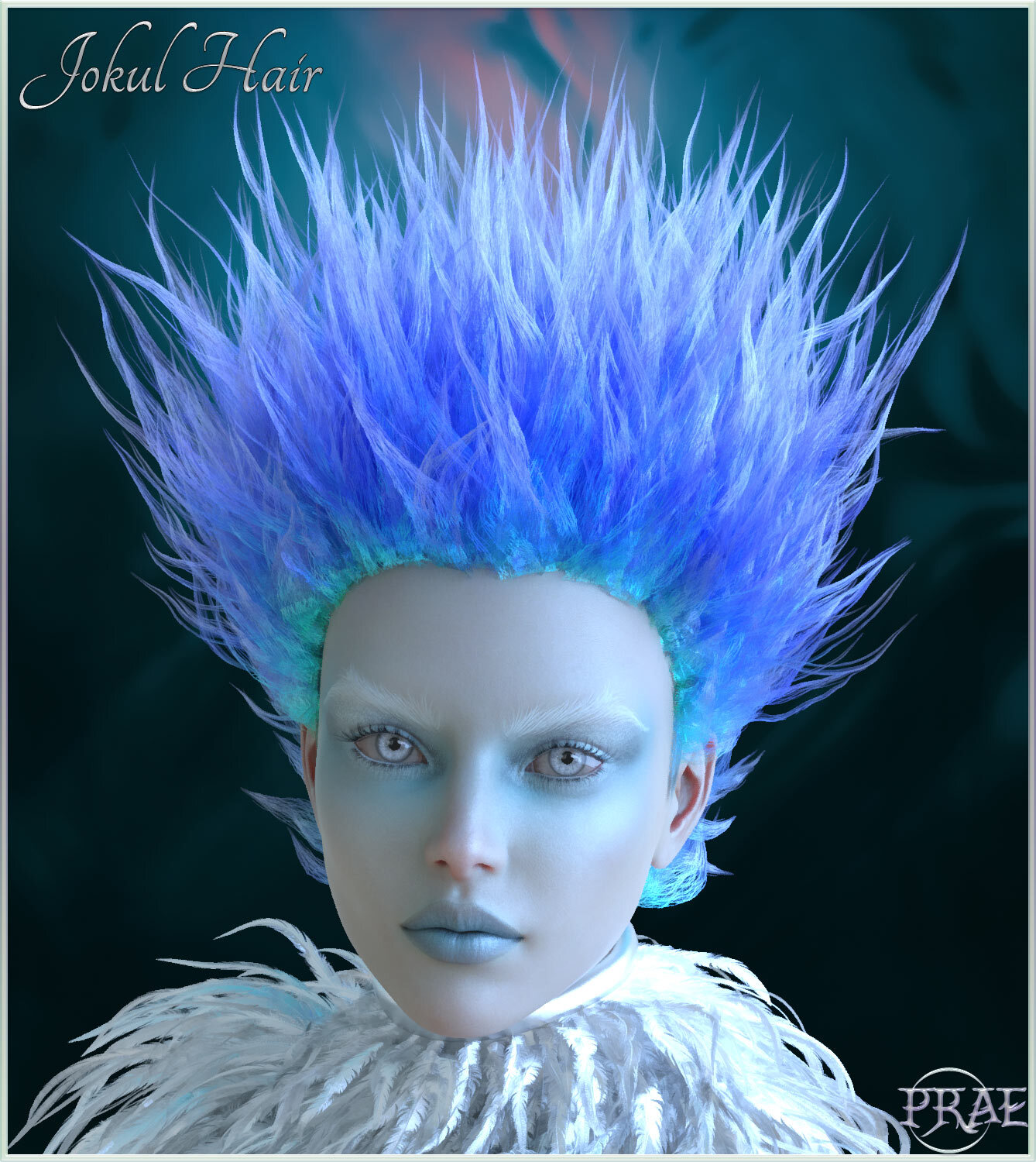 Prae-Jokul Hair For G8 Daz by N/A
