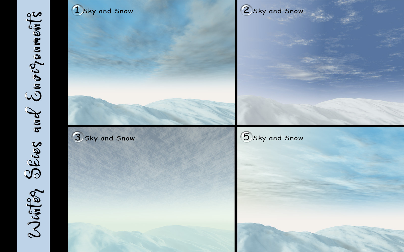 RA Winter Skies and Environments by N/A