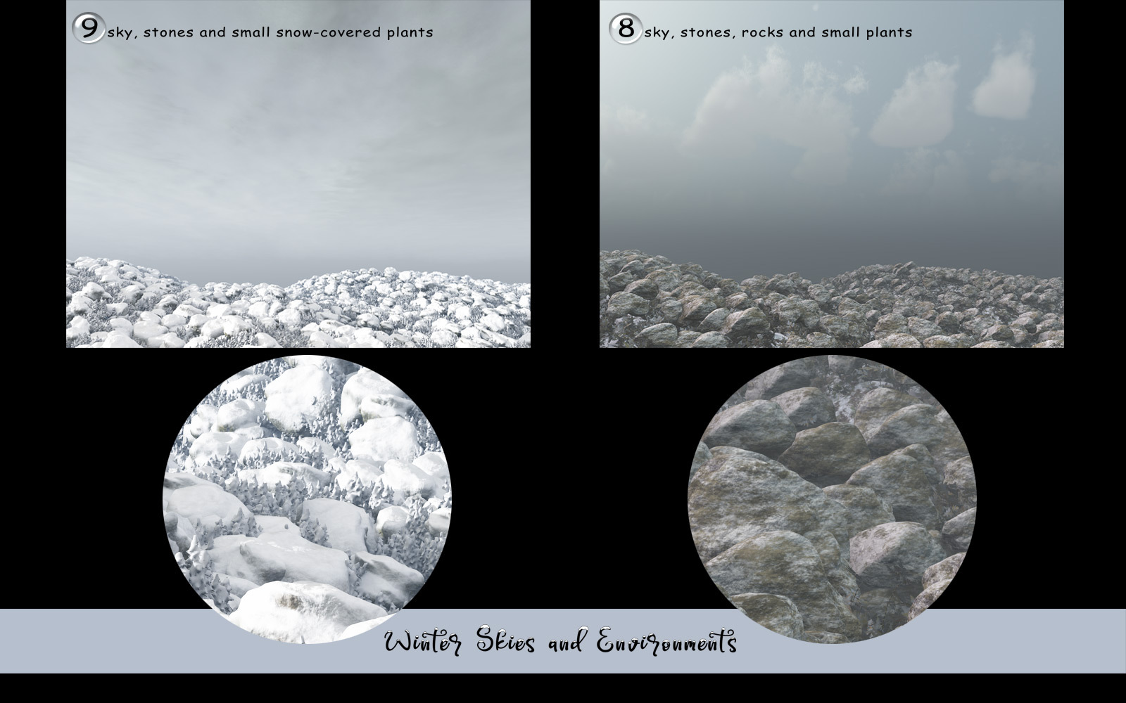 RA Winter Skies and Environments by N/A