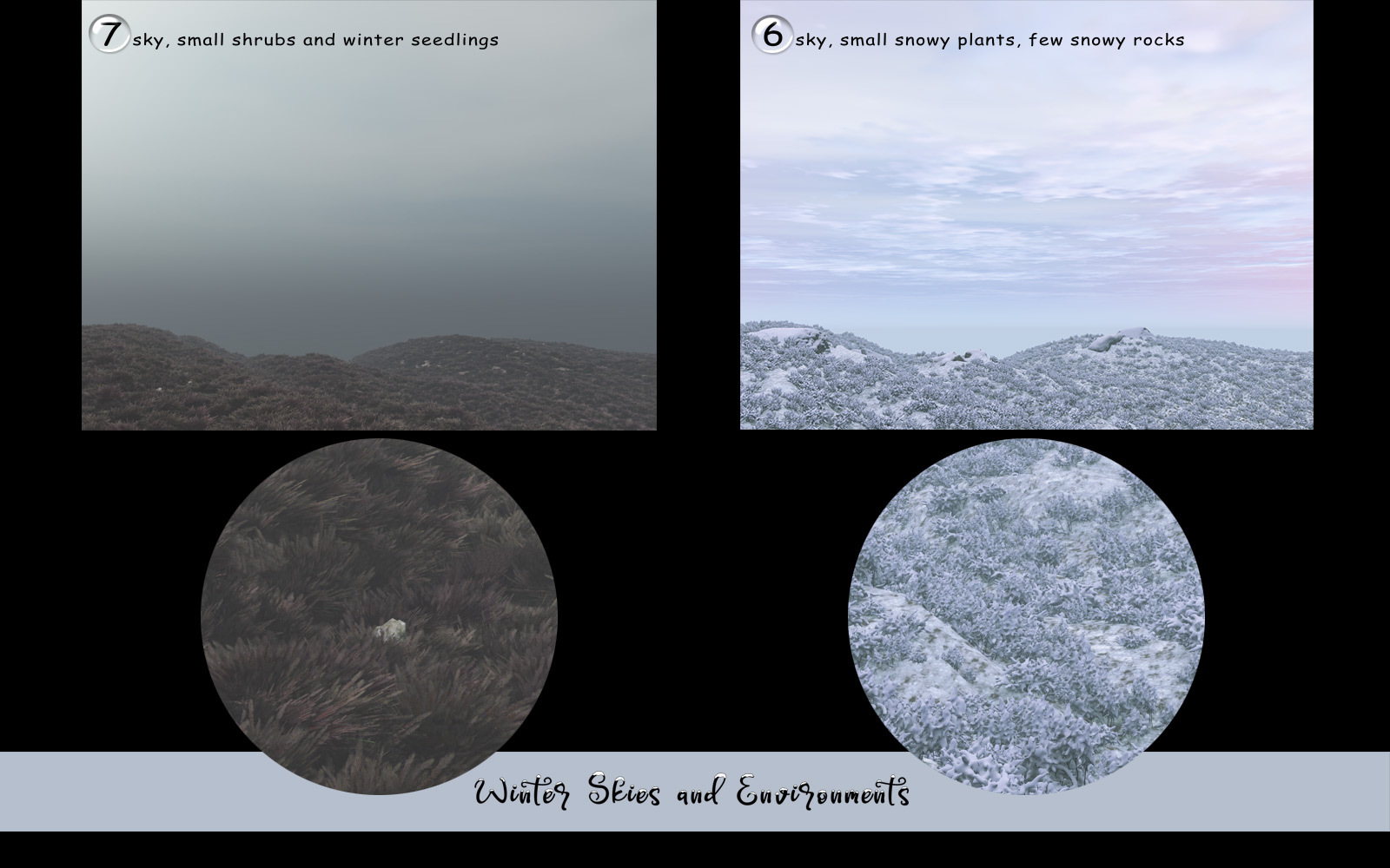 RA Winter Skies and Environments by N/A
