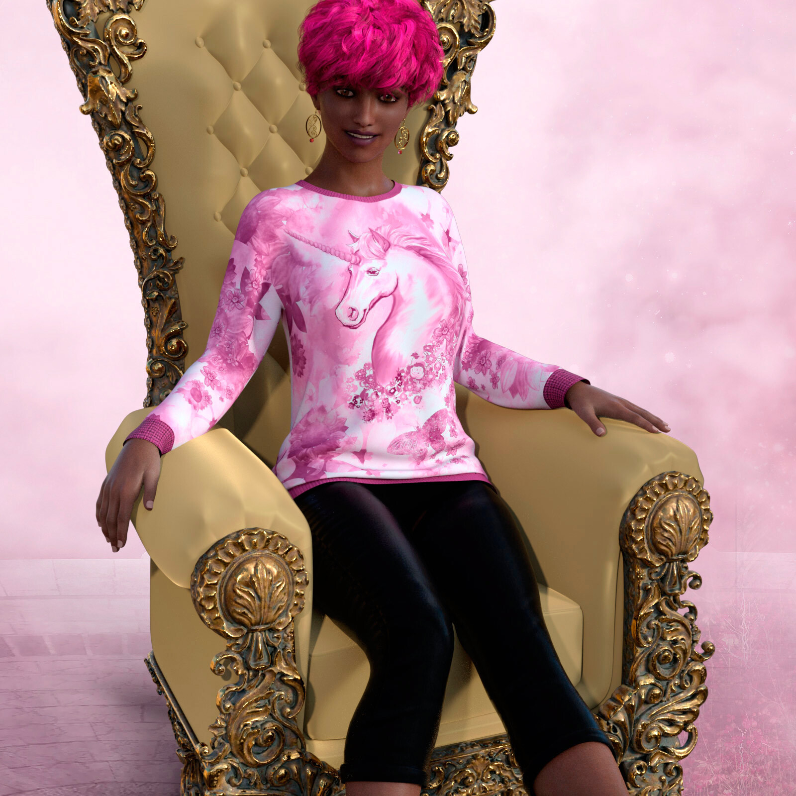 Cute Sweater for the Genesis 8 Female Ugly Sweater by N/A