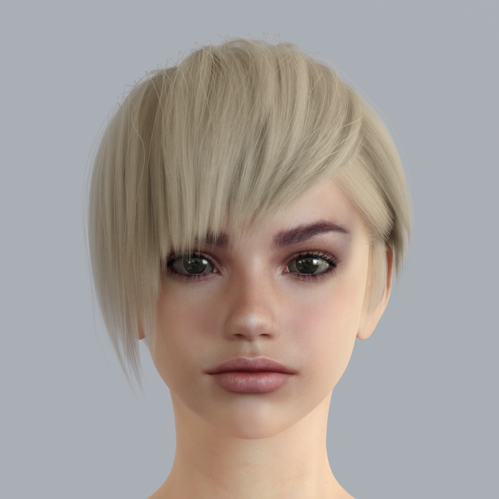 SN Hair for Genesis 8 and 8.1 Female by N/A
