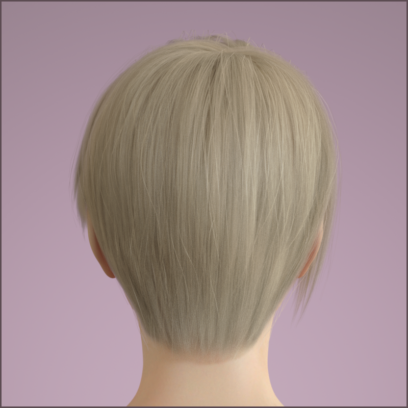 SN Hair for Genesis 8 and 8.1 Female by N/A