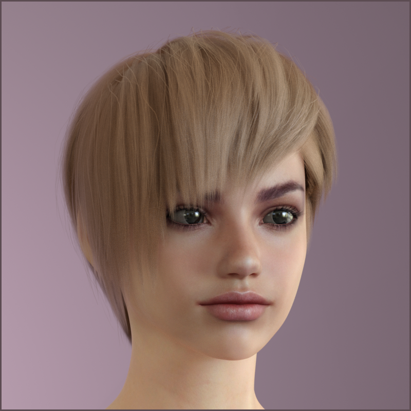 SN Hair for Genesis 8 and 8.1 Female by N/A