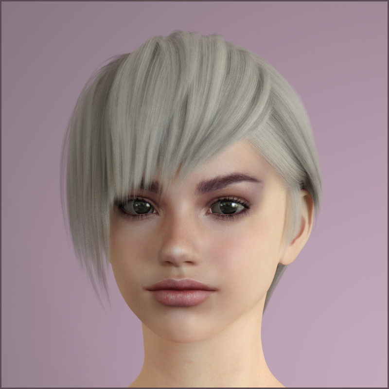 SN Hair for Genesis 8 and 8.1 Female by N/A