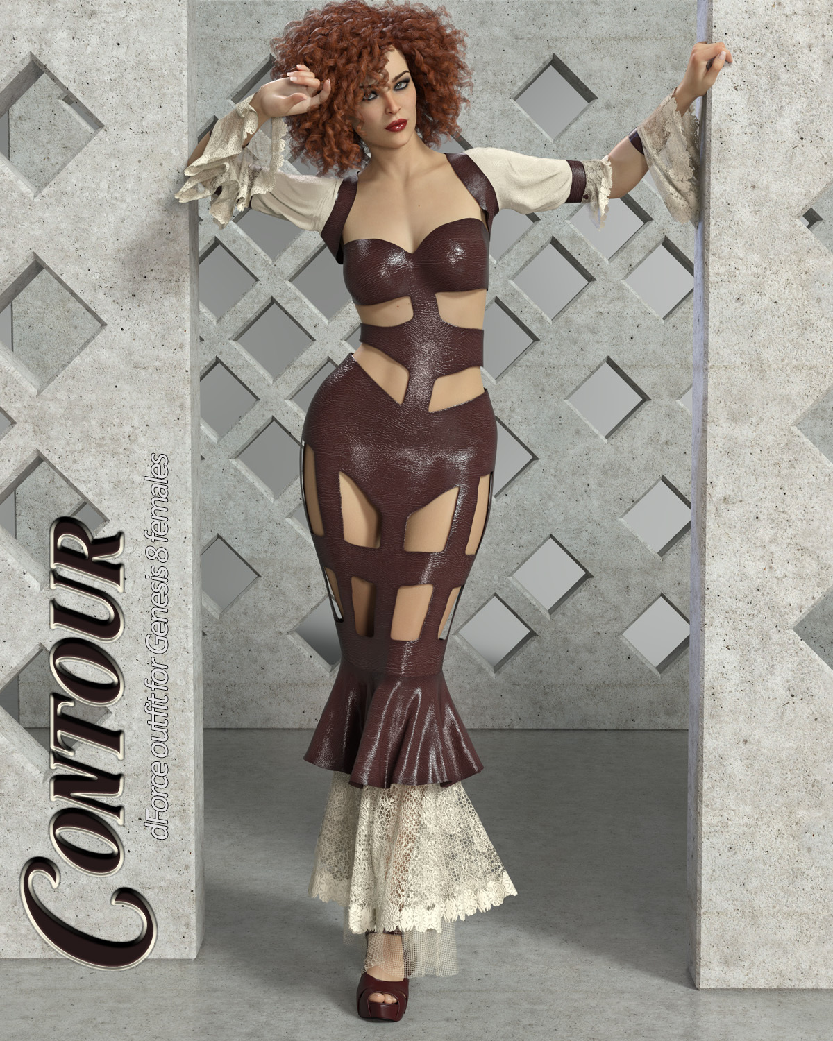 Contour dForce outfit for Genesis 8 Females by N/A