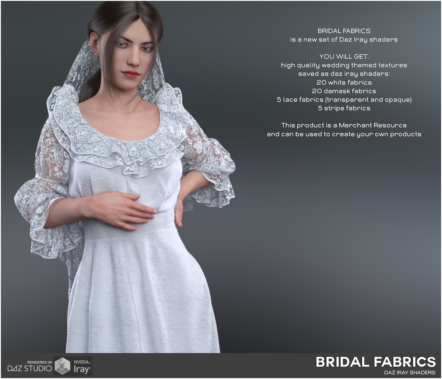 Daz Iray - Bridal Fabrics by N/A