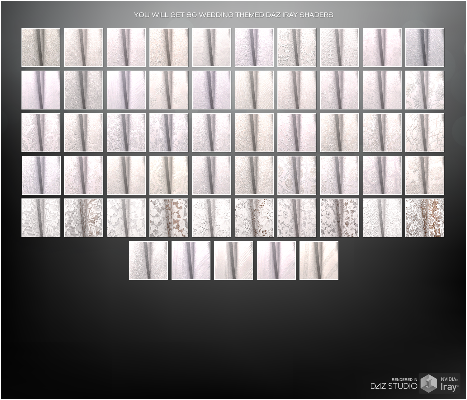 Daz Iray - Bridal Fabrics by N/A