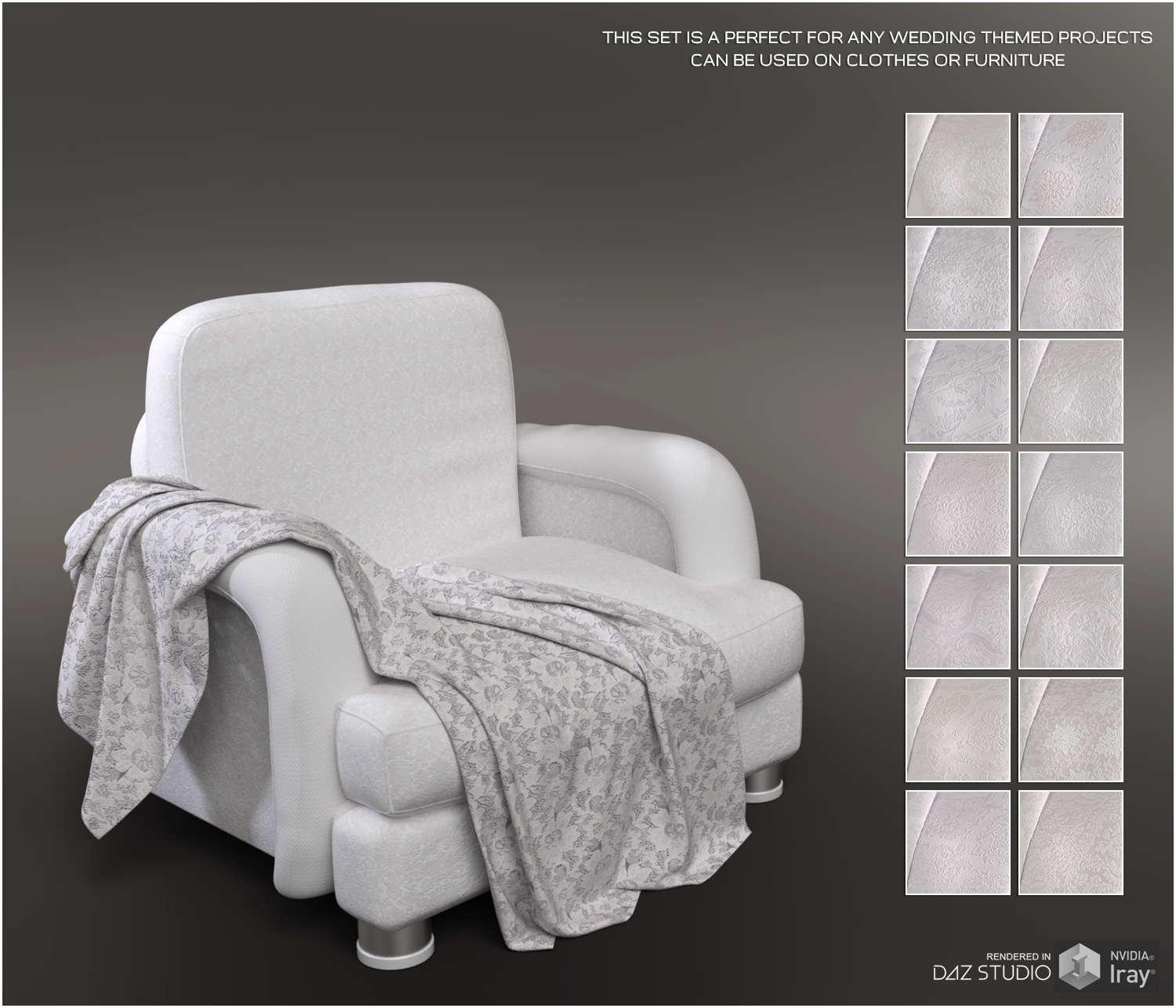 Daz Iray - Bridal Fabrics by N/A