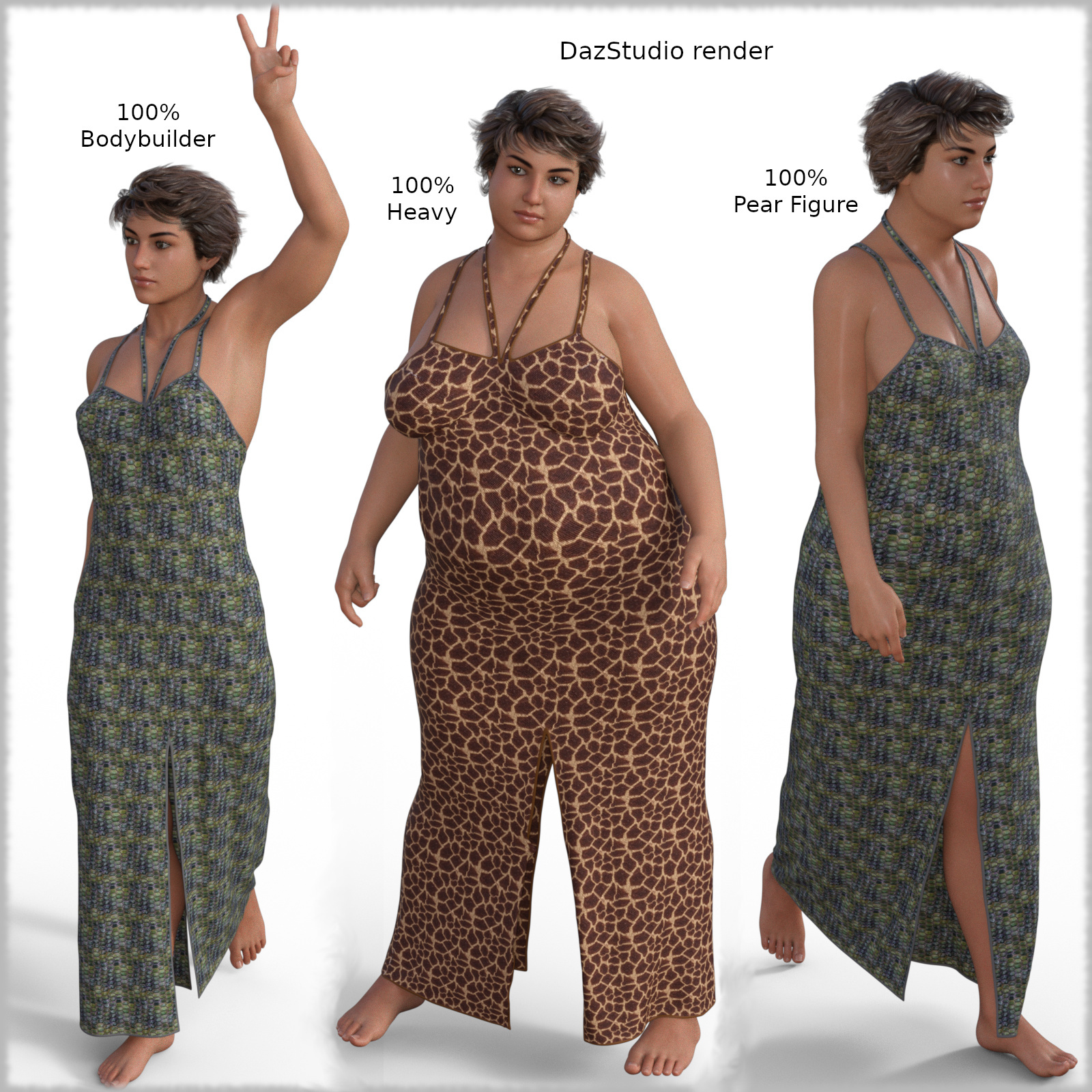 EasyMovementSkirt dForce and Dynamic clothing Poser and DazStudio by N/A