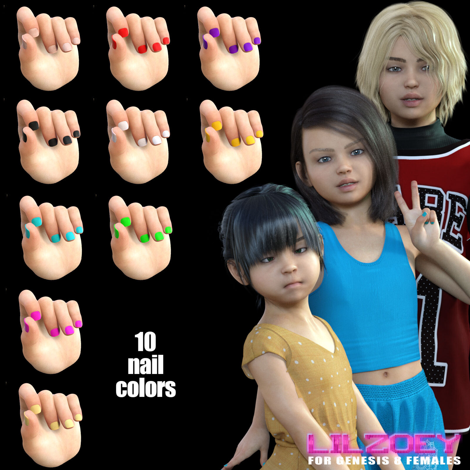Lil Zoey For Genesis 8 Females by N/A