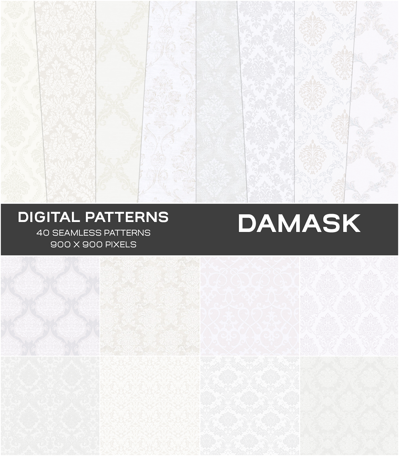 Digital Patterns - Damask by N/A