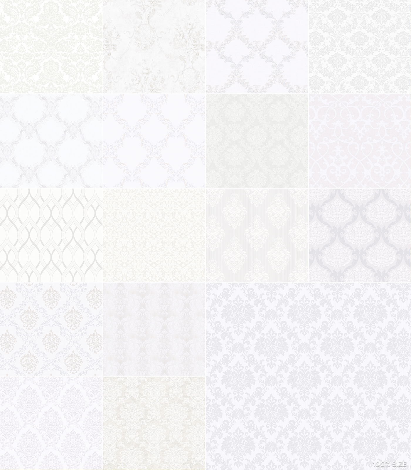 Digital Patterns - Damask by N/A
