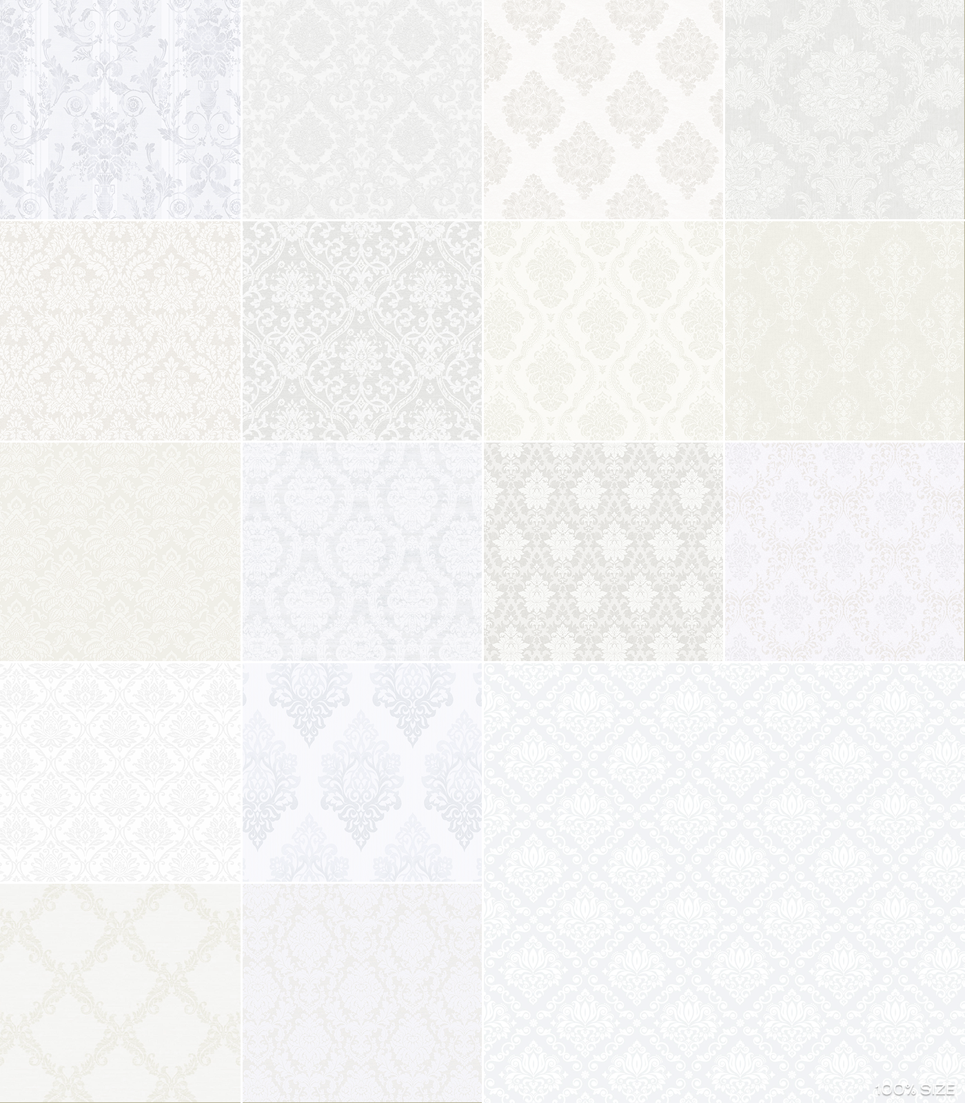 Digital Patterns - Damask by N/A