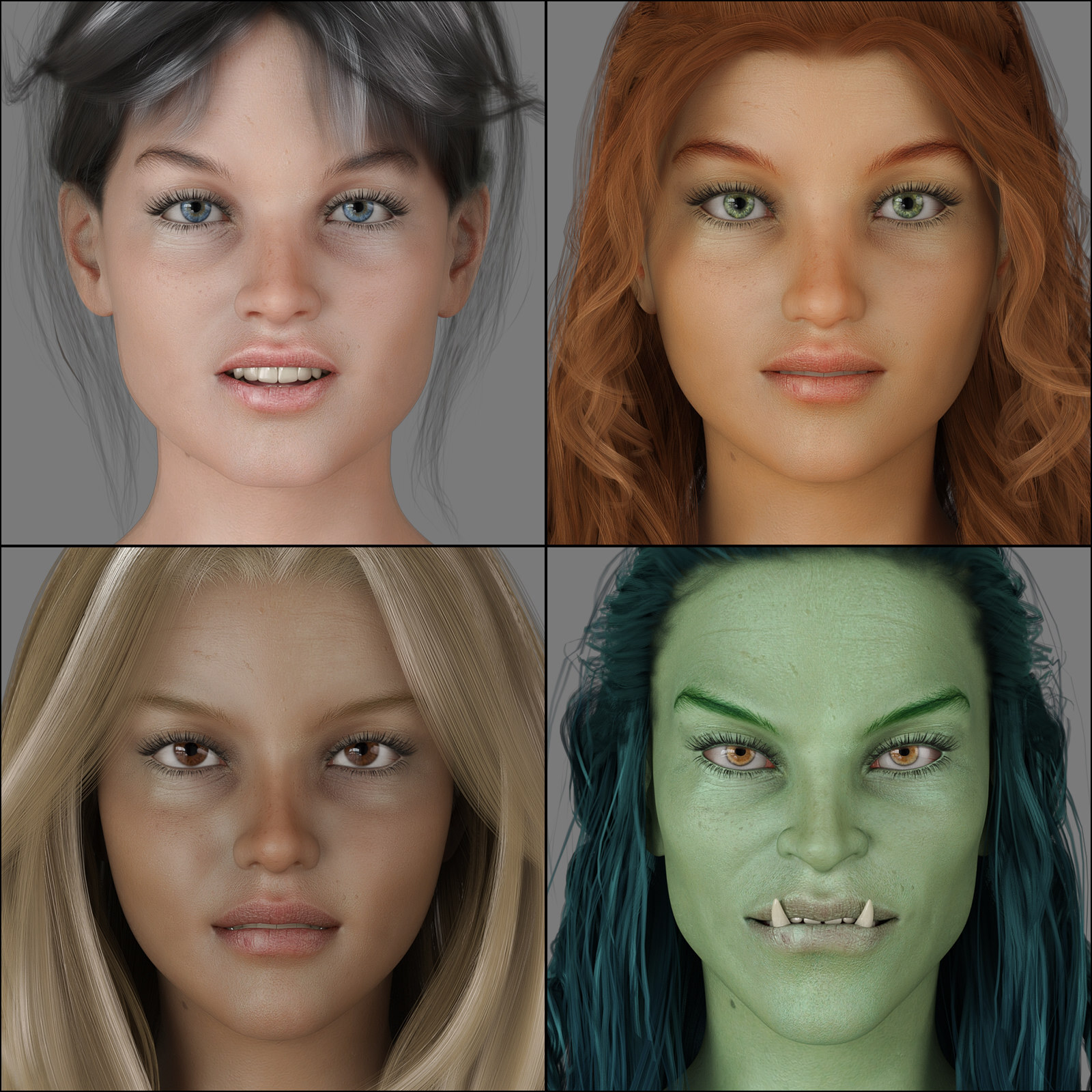 Exnem Skin Type 3 for Genesis 8.1 Female by N/A